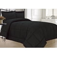 thumbnail image 1 of KingLinen Ensemble de Couette 3 Pcs en Alternative au Duvet Grand Noir, 1 of 2