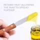 thumbnail image 3 of Encerado Espátula Metal Wax Mixing Applicator Mango de Madera Herramienta de Depilación Sunnimix Espátulas de cera, 3 of 8