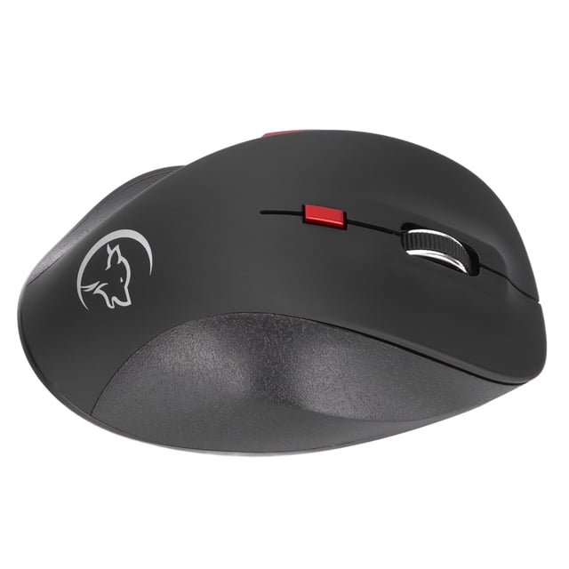 Wireless Gaming Mouse, 4 DPI Adjustments Experience More Pleasant Wireless Mouse Optical Technology For For Vista OS X Black