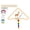 F, variant on Kite Making Kit For Adults & Kids- Blank Kites to Color and Decorate Fly For Birthday - Easy Par Toys Outdoor to