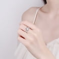 thumbnail image 3 of Anillo de circonita, anillo con corazón, anillos de eternidad, anillos de princesa, 3 of 8