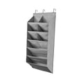 thumbnail image 1 of Zapatero para organizador de zapatos de puerta, soporte para zapatos colgantes de dormitorio, zapatero colgante plegable de gran capacidad para bolsas 9 cuadrícula perfecl Zapatero colgante, 1 of 8