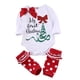 thumbnail image 1 of Corto Lindo Ciervo Bowtie Romper Acogedor para Recién Nacidos Bebés Hugo mameluco infantil, 1 of 10