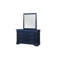 thumbnail image 3 of Global Furniture USA Traditional Glam Charlie Blue Mirror, Blue, 3 of 3