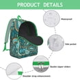 thumbnail image 4 of Boho Trend Paisley Backpack - Seminar & Conference Ready Bookbag, Protective Laptop Zone with Pockets, Excellent Gift for Entrepreneurs, 4 of 5