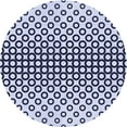 thumbnail image 1 of Ahgly Company Indoor Round Patterned Heavenly Blue Area Rugs, 8' Round, 1 of 6