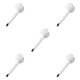 thumbnail image 1 of Bearachild ABS TPR Cepillo de limpieza de vegetales 2 en 1 Cepillos colgantes elegantes con mango Accesorios para depurador de frutas, zanahorias y papas Type2 NO2 Bearachild CBP316780, 1 of 6