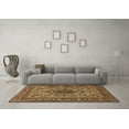 thumbnail image 3 of Ahgly Company Machine Washable Indoor Square Animal Brown Traditional Area Rugs, 6' Square, 3 of 4