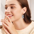 thumbnail image 3 of Creative Personalized Flower Earrings Fashionable Personalized Multi Layer Metal Wind Simple Hollow Tassel Earrings, 3 of 3