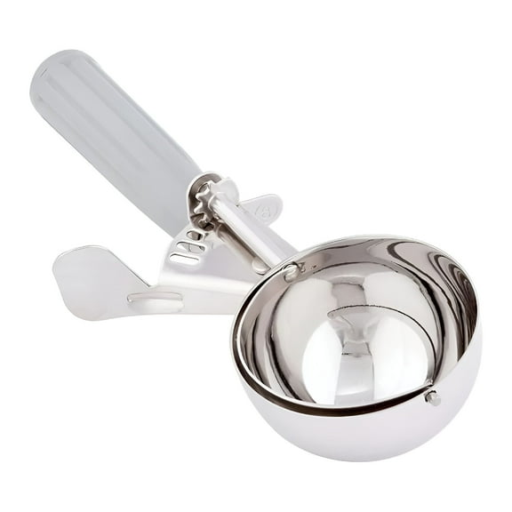 BPPEG Stainless Steel 4 Oz Portion Ice Cream Disher with Trigger Release,Half Cup Scoop for Baking