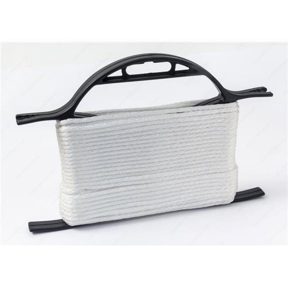 Mibro 342151BG 50 ft. Solid Braid Nylon Rope, White