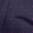 thumbnail image 1 of oneOone Velvet Plum Fabric Line Drawing Leaf Sewing Craft Projects Fabric Prints By Yard 58 Inch Wide, 1 of 4