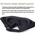 thumbnail image 3 of 3D Sleeping Mask, Memory Foam Block Out Light Eye Mask, Blindfold for Sleeping Aid, Face Mask, Eyepatch, 3 of 6