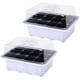 thumbnail image 1 of 2 piezas-caja de plántulas de 12 agujeros-12 agujeros (blanco) Ormromra LL-2125, 1 of 7