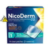 NicoDerm CQ Clear Patch, Step 1 to Quit Smoking, 3 Step Down Approach to Smoking Cessation, 14 Count (Expired)