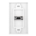 thumbnail image 3 of Wall Mount Panel for VGA HD USB Connector with Flame Retardant ABS Material 2 Panels 4 Screws Included for Engineering Wiring Easy Installation, 3 of 7