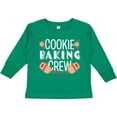 thumbnail image 3 of Inktastic Christmas Cookie Baking Crew with Oven Mitts Boys or Girls Long Sleeve Toddler T-Shirt, 3 of 5
