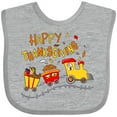 thumbnail image 3 of Inktastic Happy Thanksgiving Turkey Train with Food Boys or Girls Baby Bib, 3 of 4