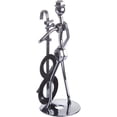 thumbnail image 3 of Estatua/estatuilla de alambres y tornillos de hierro fundido para decoración del hogar de 5,0 (tocador de violonchelo), 3 of 5