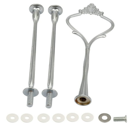 

Labakihah 3 Tier Cake Cupcake Plate Stand Handle Hardware Fitting Holder Rack Cake stand
