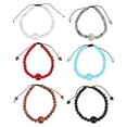 thumbnail image 1 of HLONK 6 Pcs Decor Bracelets Motion Sickness Wristband Adjustable Carsickness Drawstring Manual, 1 of 6