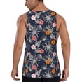 thumbnail image 3 of Xecao Hawaiian Style Men's Tank Top Workout Quick Dry Sleeveless Gym Jogging Muscle Shirts Summer Swim Beach Tops, 3 of 9