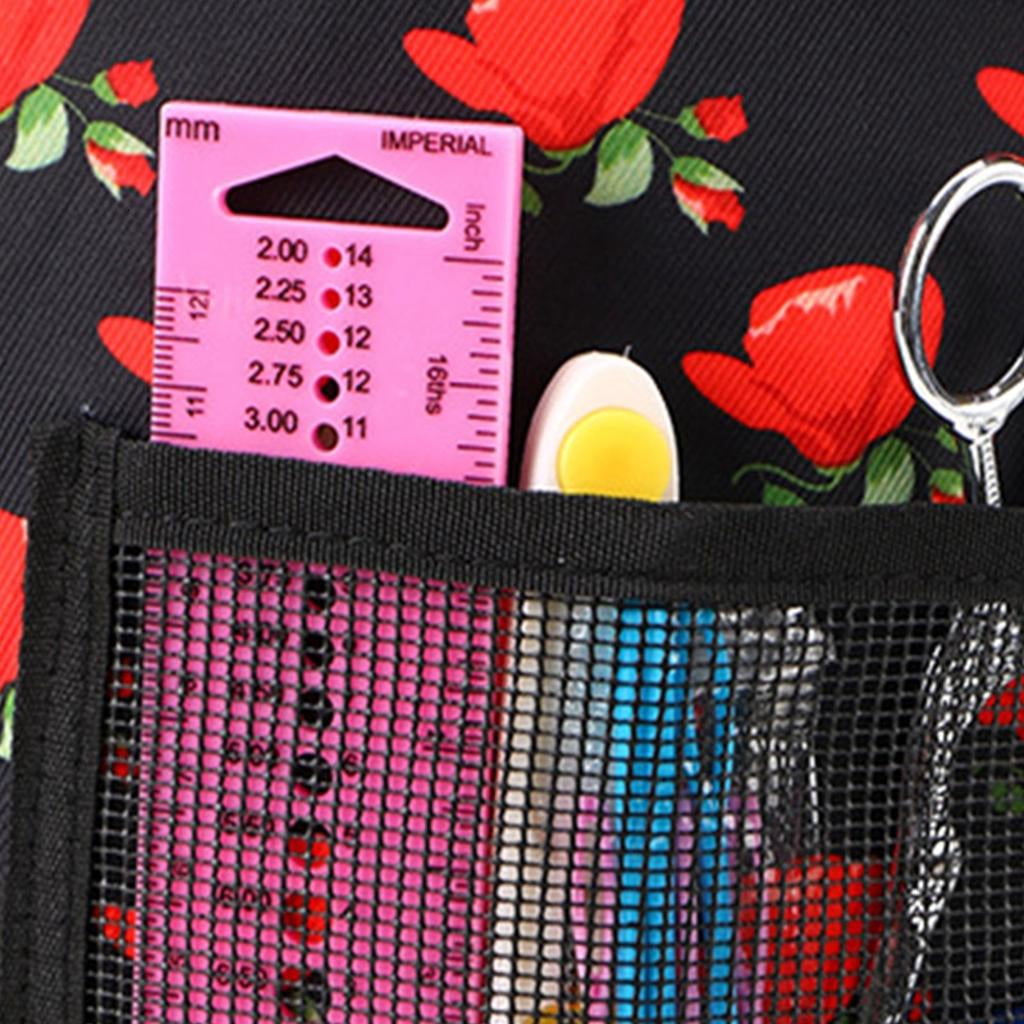 Crochet Bag Crochet Craft Organiser Knitting Bag for Crocheting & Knitting Supplies, Portable Yarn Storage Organiser