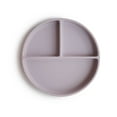 thumbnail image 1 of mushie Silicone Suction Plate | BPA-Free Non-Slip Design (Soft Lilac), 1 of 3