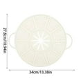 thumbnail image 2 of GiLiling Silicone Splatter Guard Lid for Frying Pans, A Multi-purpose Heat-Resistant Cover Suitable for 12-Inch Non-stick Pans, Dishwasher Safe for Easy Cleaning and Maintenance., 2 of 8
