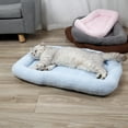 thumbnail image 5 of Acogedora y cálida colchoneta para patitas pequeñas, cama para perros y gatos de felpa suave en color azul S, 5 of 5