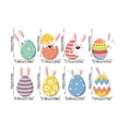 thumbnail image 4 of HILABEE 8 Pieces Easter Bunny Hanging Decorations Easter Rabbit Pendant with Rope Art Rabbit Hanging Ornament for Living Room Bedroom, 4 of 8