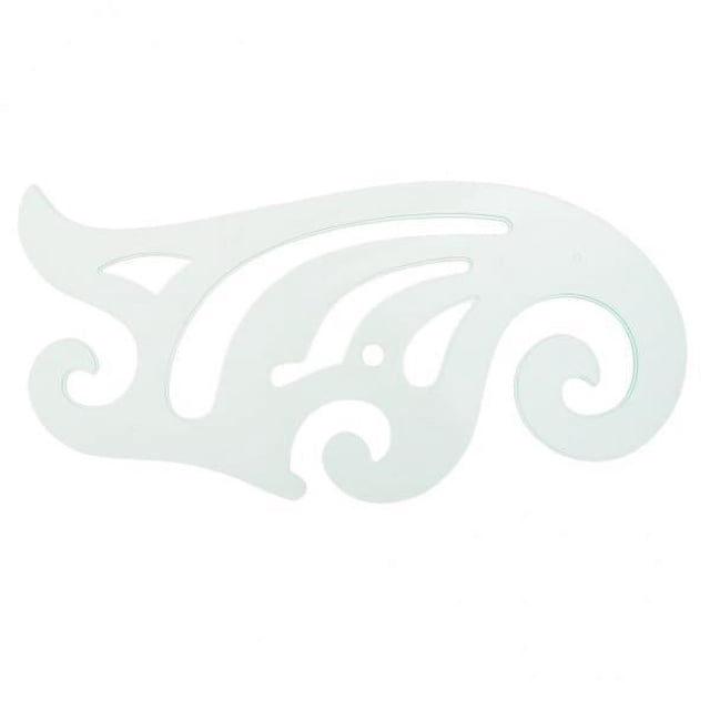 GUOOL Élégant Modèle de Règle de Courbe Française pour les Amateurs de Mode, 5 X 4 Pouces, Vert Forêt, Pack de 2 2 Pièces