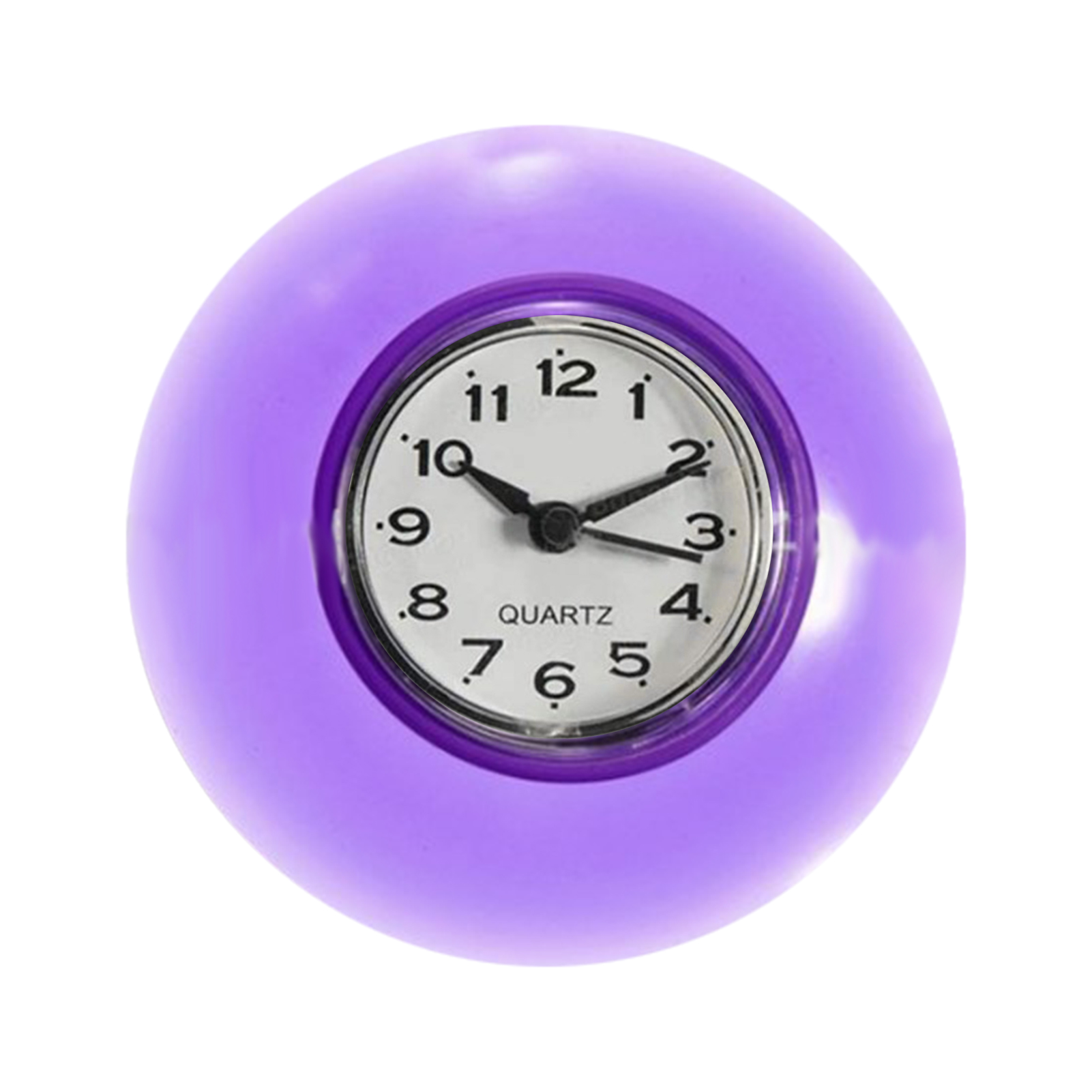 Catinbow Bathroom Clock Waterproof Silent NonTicking Fashion Wall