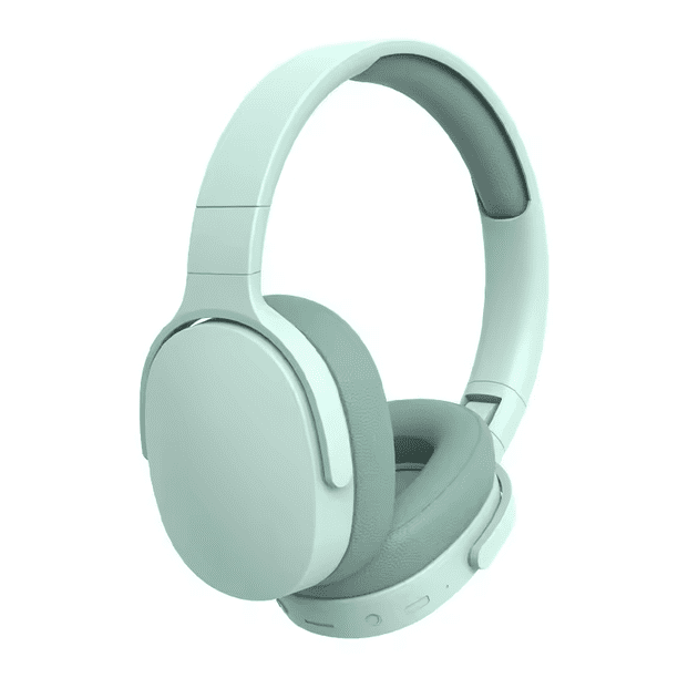 Audífonos Gamer Bluetooth Kawaii Diadema 40mm Con manos libres Plegables RGB color gris