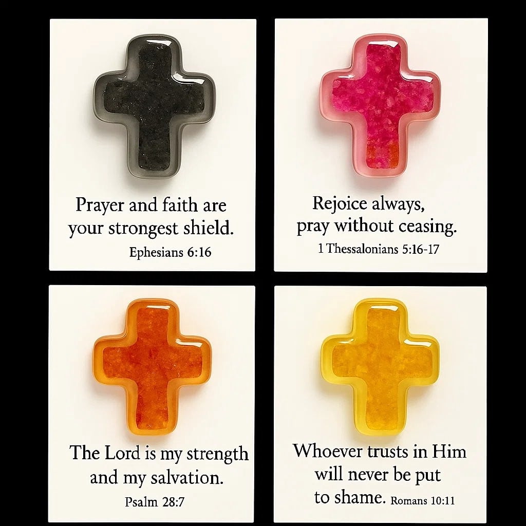 2025 Glass Pocket Advent Calendar – 24-Day Christmas Countdown with Inspirational Bible Verses – Christian Holiday Tree Ornament Decor for Kids and Adults Home New Year Party Hanging Gift