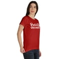 thumbnail image 2 of Inkmeso scoop-neck Proudly Vaccinated Funny Tee Pro-Vaccine T-shirt For Womens, 2 of 8