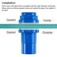 thumbnail image 6 of Uxcell ID DN Straight Water Tank Pipe Connector Joint Blue 25mm, 6 of 6