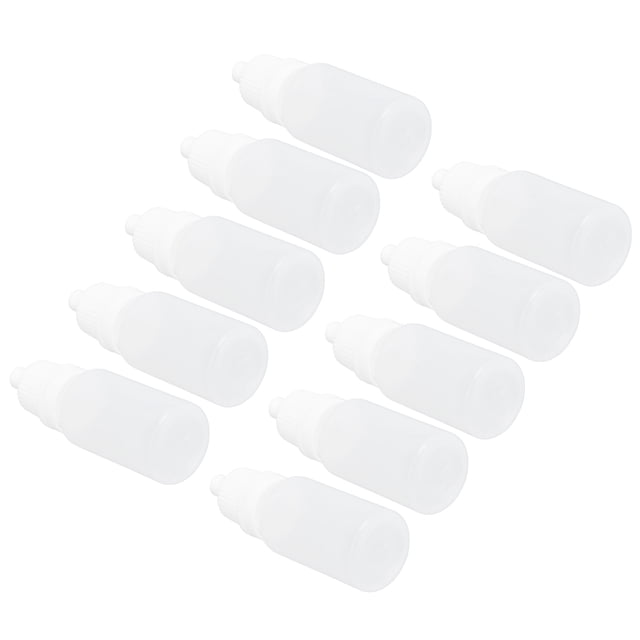 Botella de cuentagotas, Medicina de Grado Fácil llenado de gotas de gotas receptor de contenedor de 50 piezas de 50 ml de 10 ml de volumen Conchufes para la ciencia para la