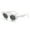 Blanc, variante sur YUANOU Lunettes de Soleil Oeil de Chat Fleur Vintage Lunettes Femmes/hommes Marque de Luxe Lunettes Tournesol Lunettes de Fête (Vert)