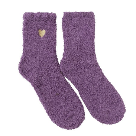 

Ociviesr Women Casual Socks Heart Cute Print Cotton Pattern Lady Socks Comfortable Soft Warm Winter Sock