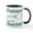 White/Black Inside, variant on CafePress - Future Doctor With Stethoscope Mug - 11 oz Ceramic Mug - Novelty Coffee Tea Cup