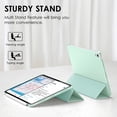 thumbnail image 2 of DTTO iPad Air Case 5th / 4th Generation 10.9 Inch, Hard Back, Sparkled and Sheen Front Cover for iPad Air 10.9" 5th / 4th Gen 2022 2020, Support 2nd Gen Pencil, Auto Sleep/Wake - Matcha Green, 2 of 6