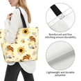 thumbnail image 3 of Rateoe Watercolor Bee Honey Honeycomb Bee Tote Bag - Waterproof Lightweight Handbags Travel Shoulder Bag for Hiking Yoga Gym Swimming Travel Beach, 3 of 8