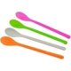 thumbnail image 4 of piezas de cucharas largas coloridas, cuchara de plástico reutilizable para café y postre, 4 of 5