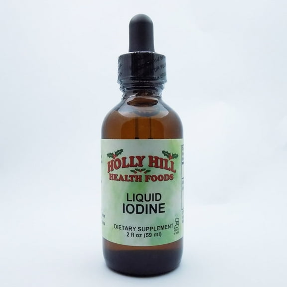 Holly Hill Health Foods, Liquid Iodine, Thyroid Support, 2 Ounces