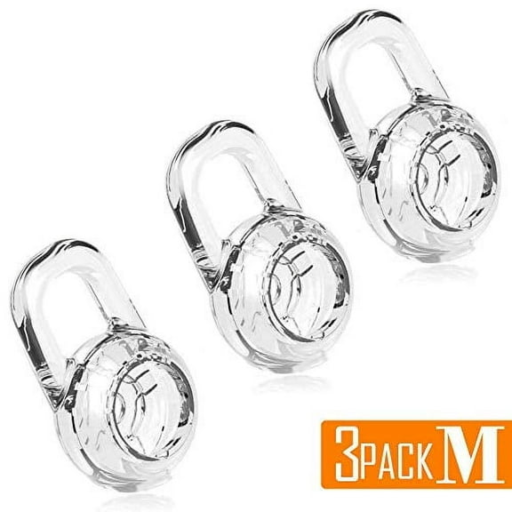 epacks Earpads for Bluetooth Headphone Headset, Silicone Ear Gels Spare Tips Ear Buds Replacement Compatible for M155 M165 M1100 M100 M180 M55 M28 M25 Marque 2 Wireless Headphones (Medium)