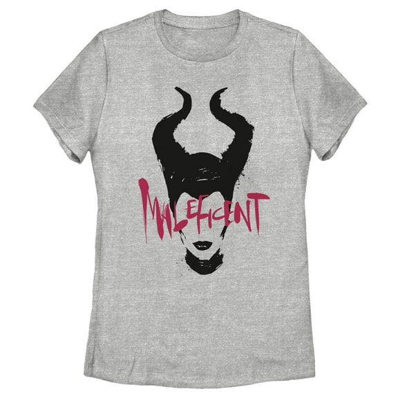 Women's Maleficent: Mistress of All Evil Lips Graphic Tee Athletic Heather Large