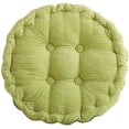 thumbnail image 1 of Xiao Hua Cojín redondo para silla con asiento grueso, cojín de tatami para interior y exterior, ideal para yoga, sala de estar, sofá, balcón, hogar, oficina, patio, sillas de comedor (verde, 40 cm), 1 of 5