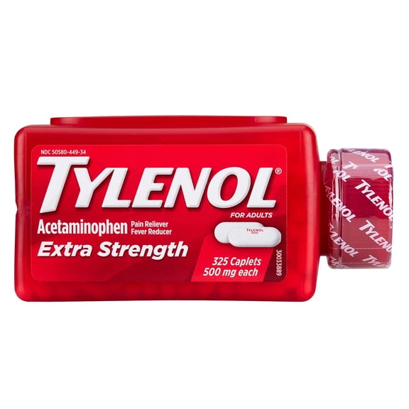 Tylenol Extra Strength Acetaminophen 500 mg - 325 Caplets