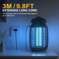 thumbnail image 3 of Bug Zapper ,4200V Electric Mosquito Zappers Killer, Waterproof Insect Fly Trap Outdoor for Home Backyard Patio, 3 of 10
